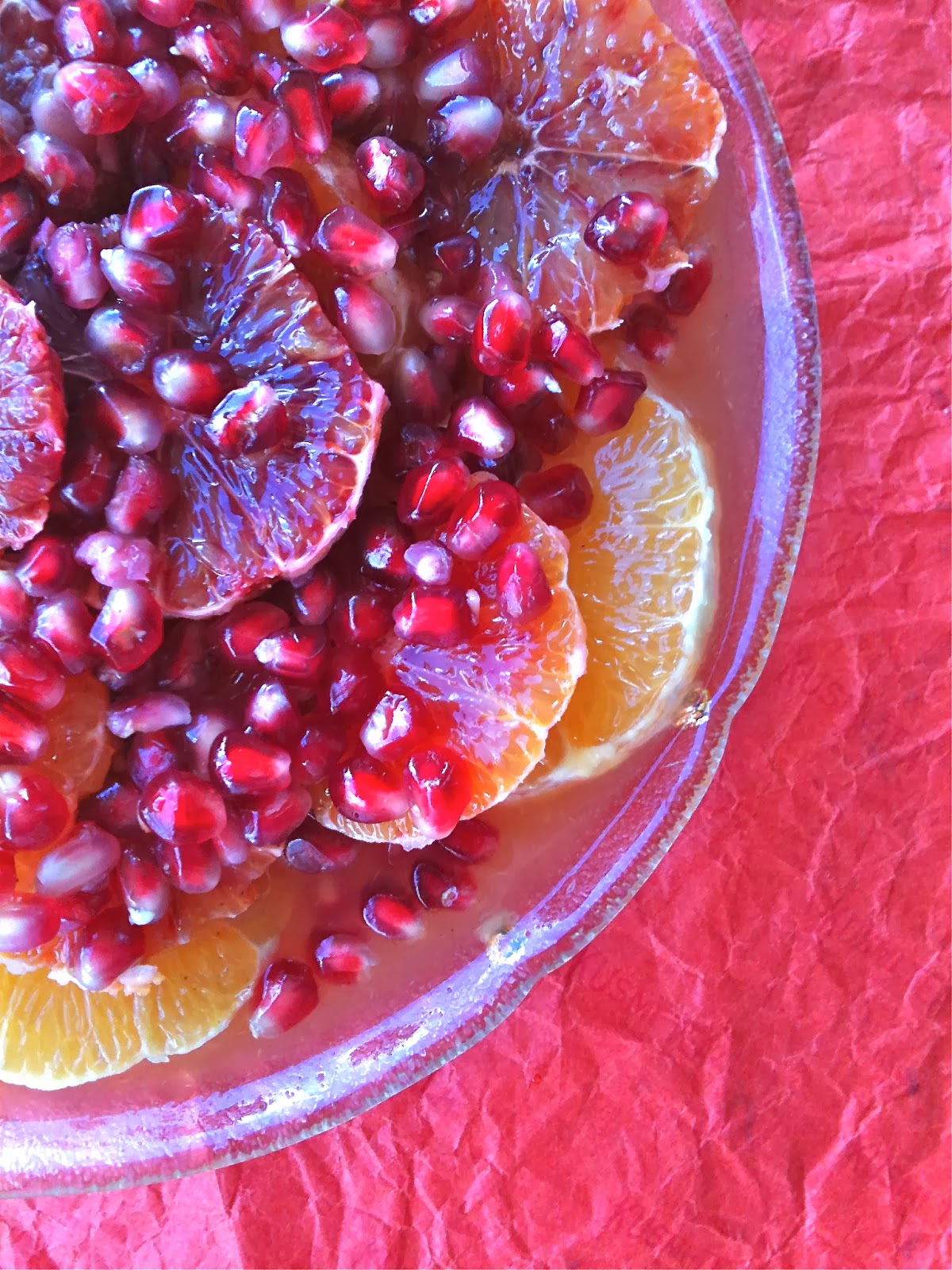 Passionately Raw! Citrus Fruit Salad with Pomegranate