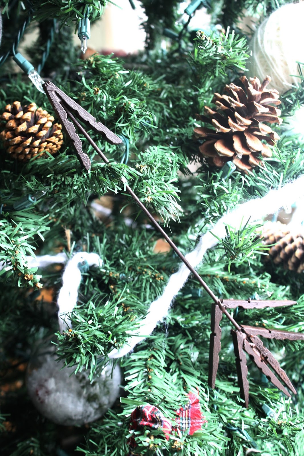 Clothespin Arrow Christmas tree Ornaments The Wicker House