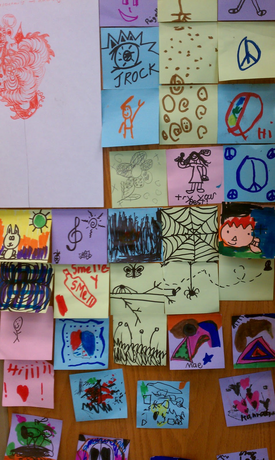 Art Rocks! The Doodle Wall Takes Post