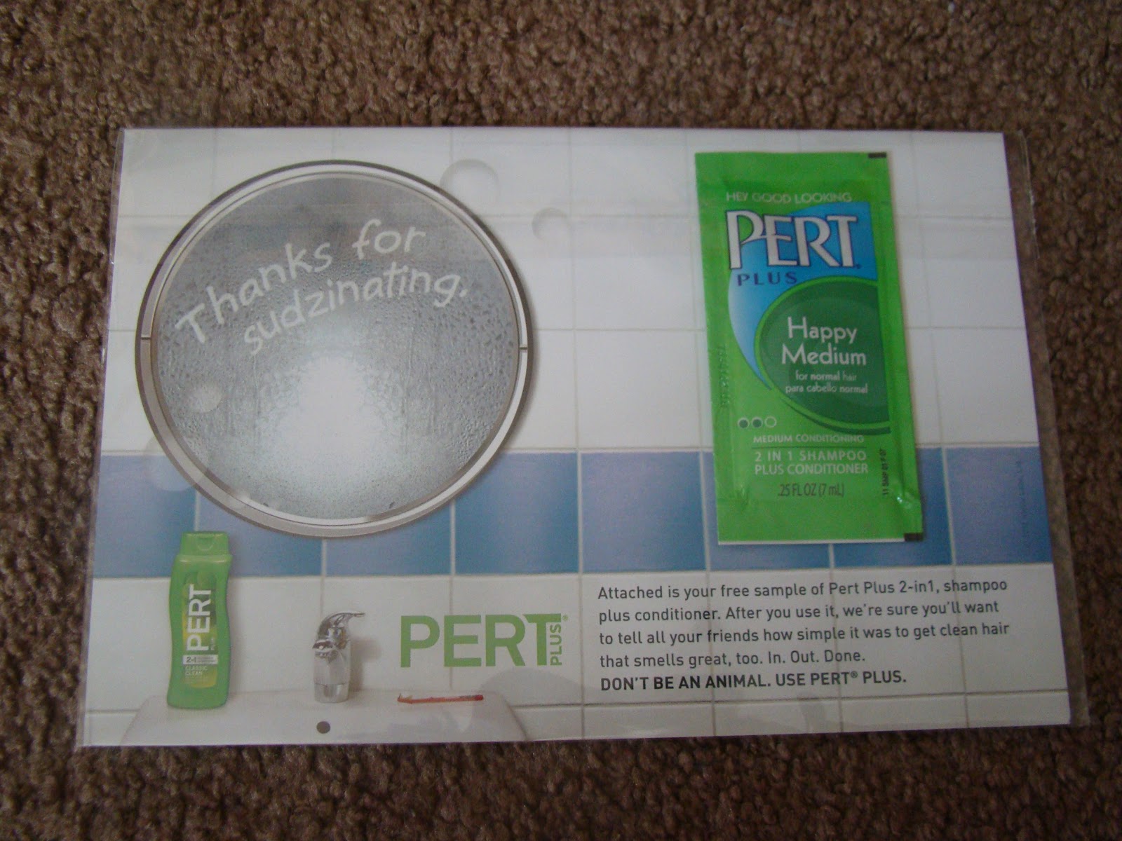 Mommy loves Free Pert Plus Shampoo plus Conditioner