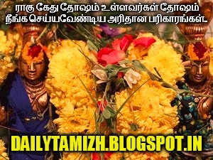 rahu ketu dosham in tamil, rahu ketu dosham pariharam, rahu ketu dosham effects