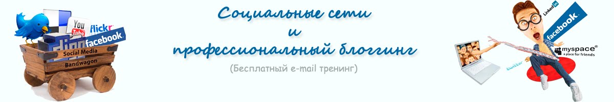 Социальные сети и профессиональный блоггинг