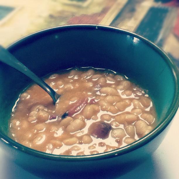 (OSK) love.laugh.cook Crock pot navy bean and ham soup