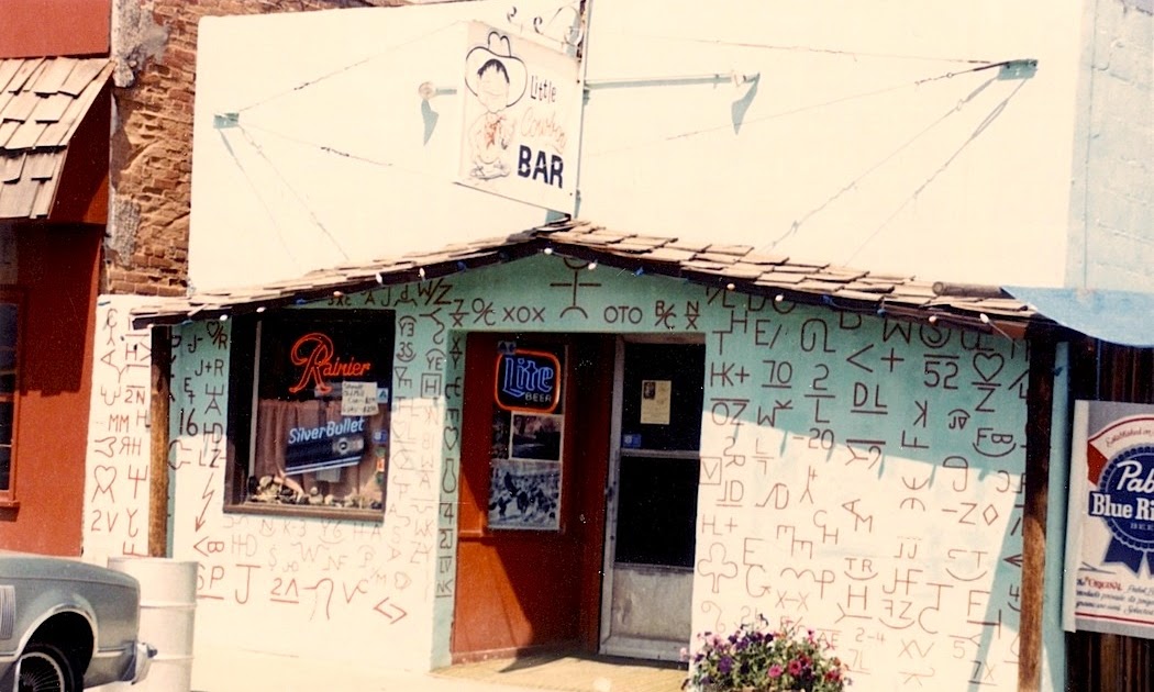 A drifting cowboy Cowboy bars, saloons, and watering holes, but not