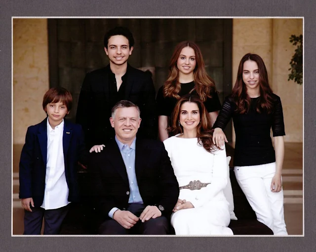 New years and season greeting cards from the Jordanian Royal Family