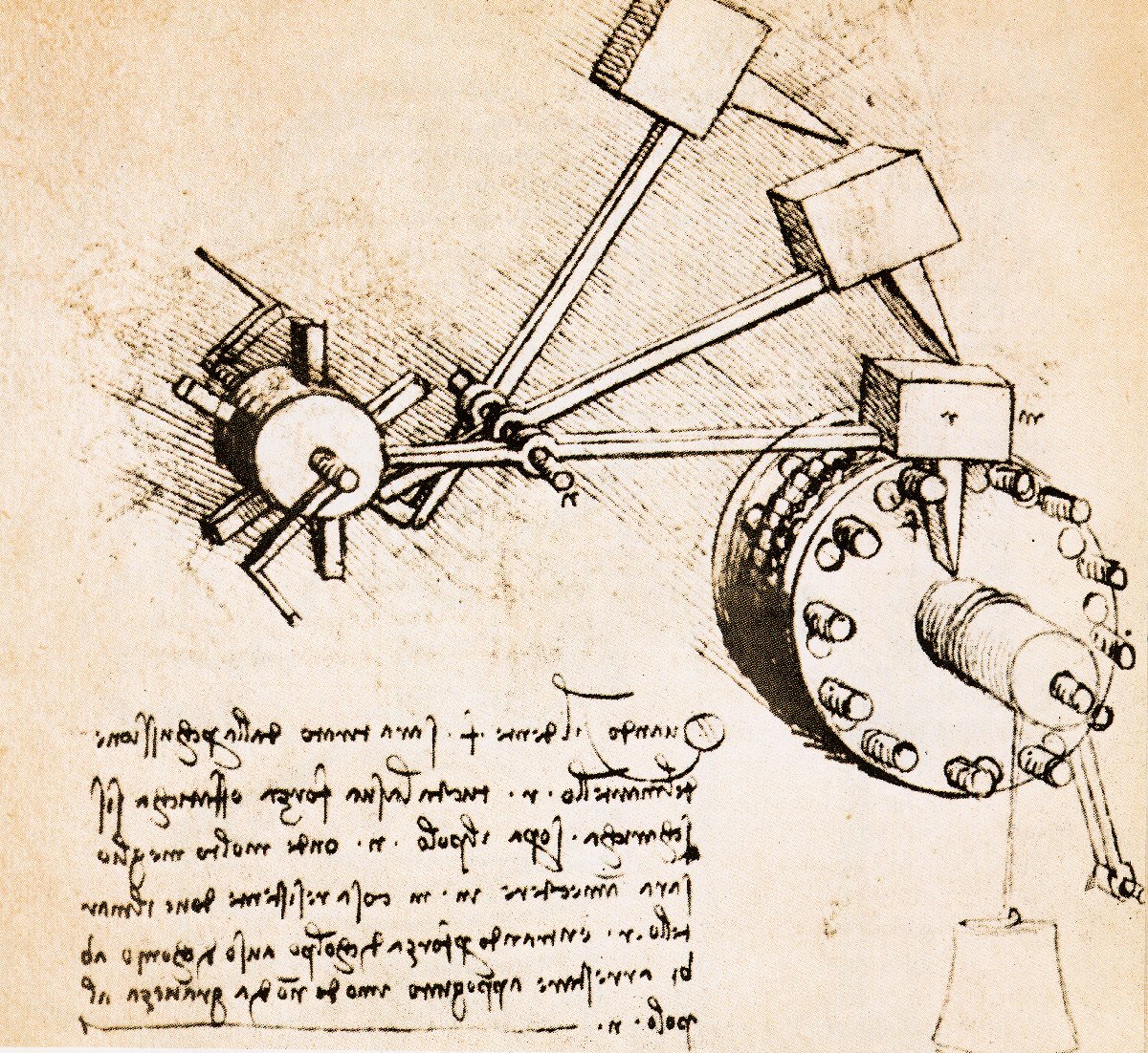 Leonard De Vinci - Codex Atlanticus Leonardo Da Vinchi Vozrozhdenie Khudozhniki
