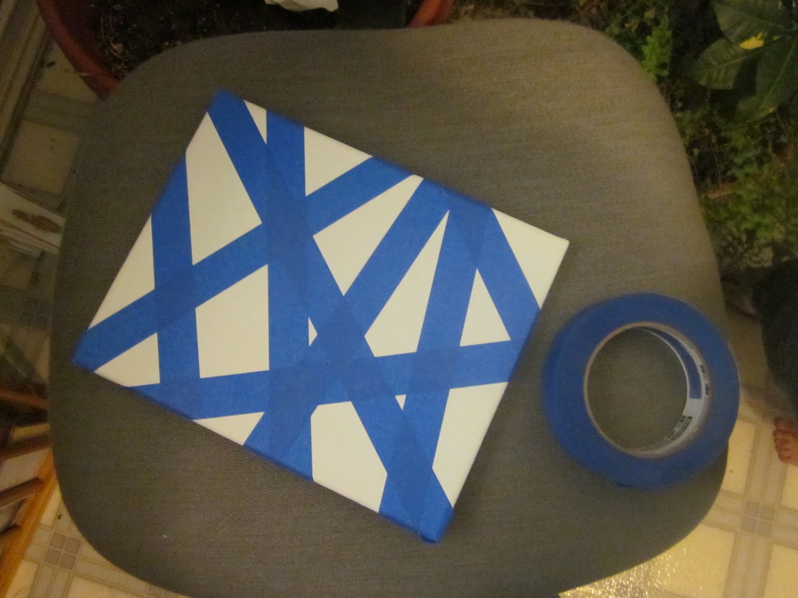 Made With Love DIY wall art with tape!