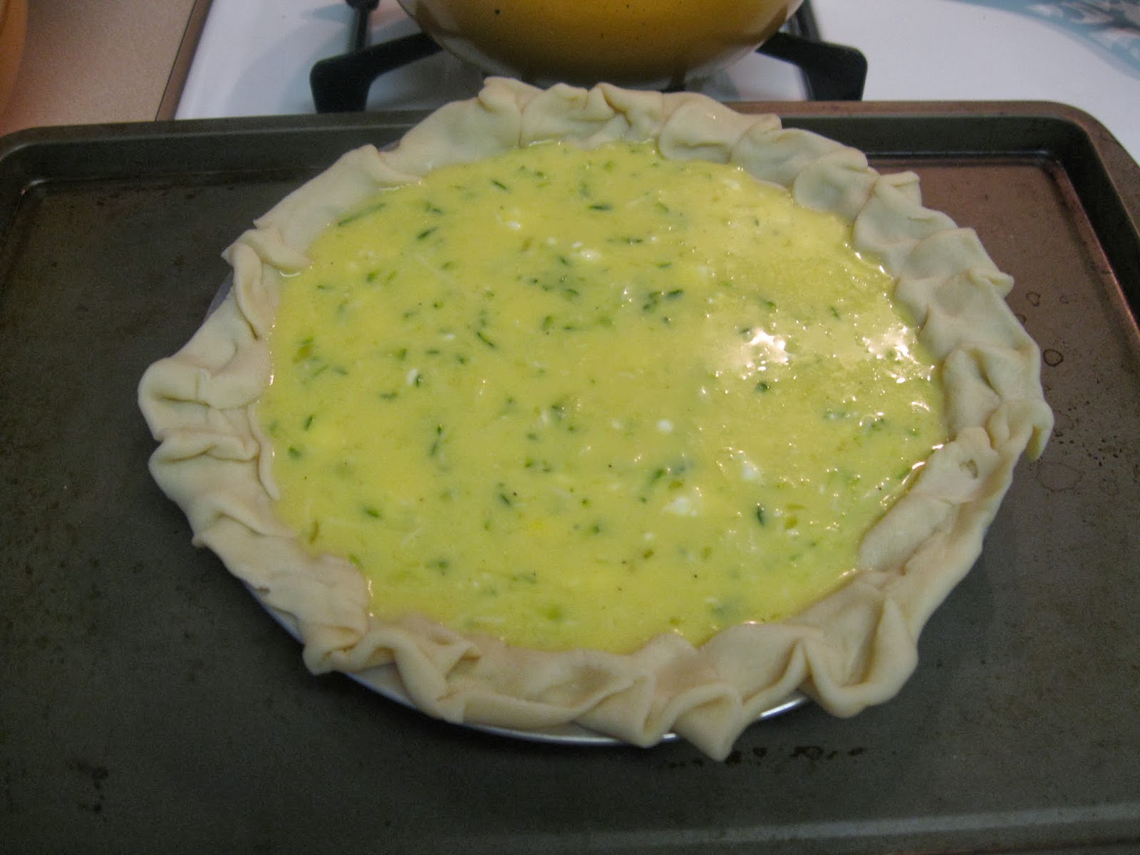 So There. Veggie Quiche and The Best Pie Crust Ever