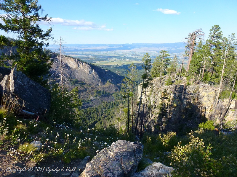 Montana 1 a Blodgett Overlook Trail, View to the West