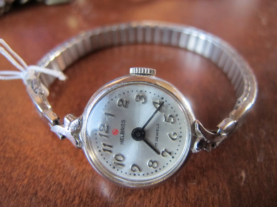 Vintage Watch Gal Undervalued Elegance Helbros 17 Jewel Ladies Watch