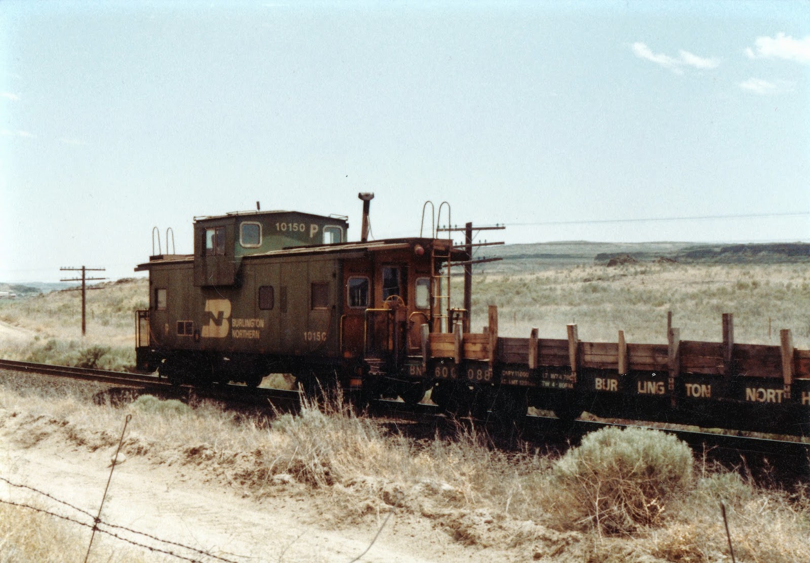 Big Bend Railroad History 1981 Wilson Creek Train Photo