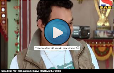 RK Laxman Ki Duniya - Episode 252 - 9th November 2012