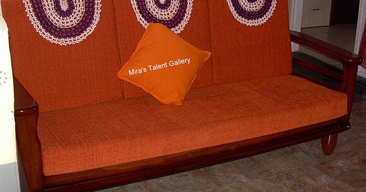 Mira's Talent Gallery @ My Hobby Lounge: Crocheted Sofa Head Rest