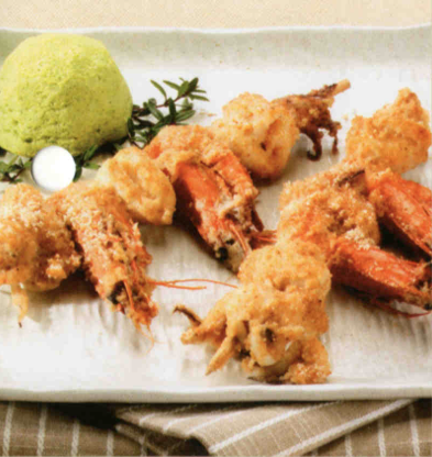 bimby, spiedini di mare con turbantini di zucchine