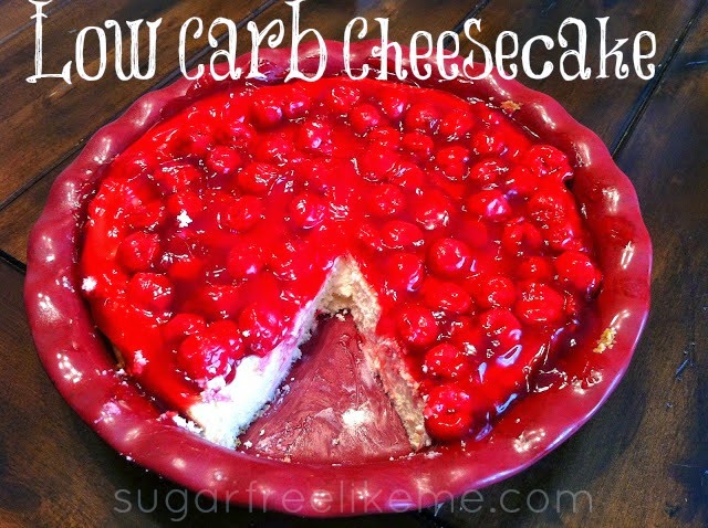 Healthy, Skinny Sugar Free Maraschino Cherry Cheesecake l Homemade Recipes Cherry Cheesecake Brownies with Cherry Swirl 
