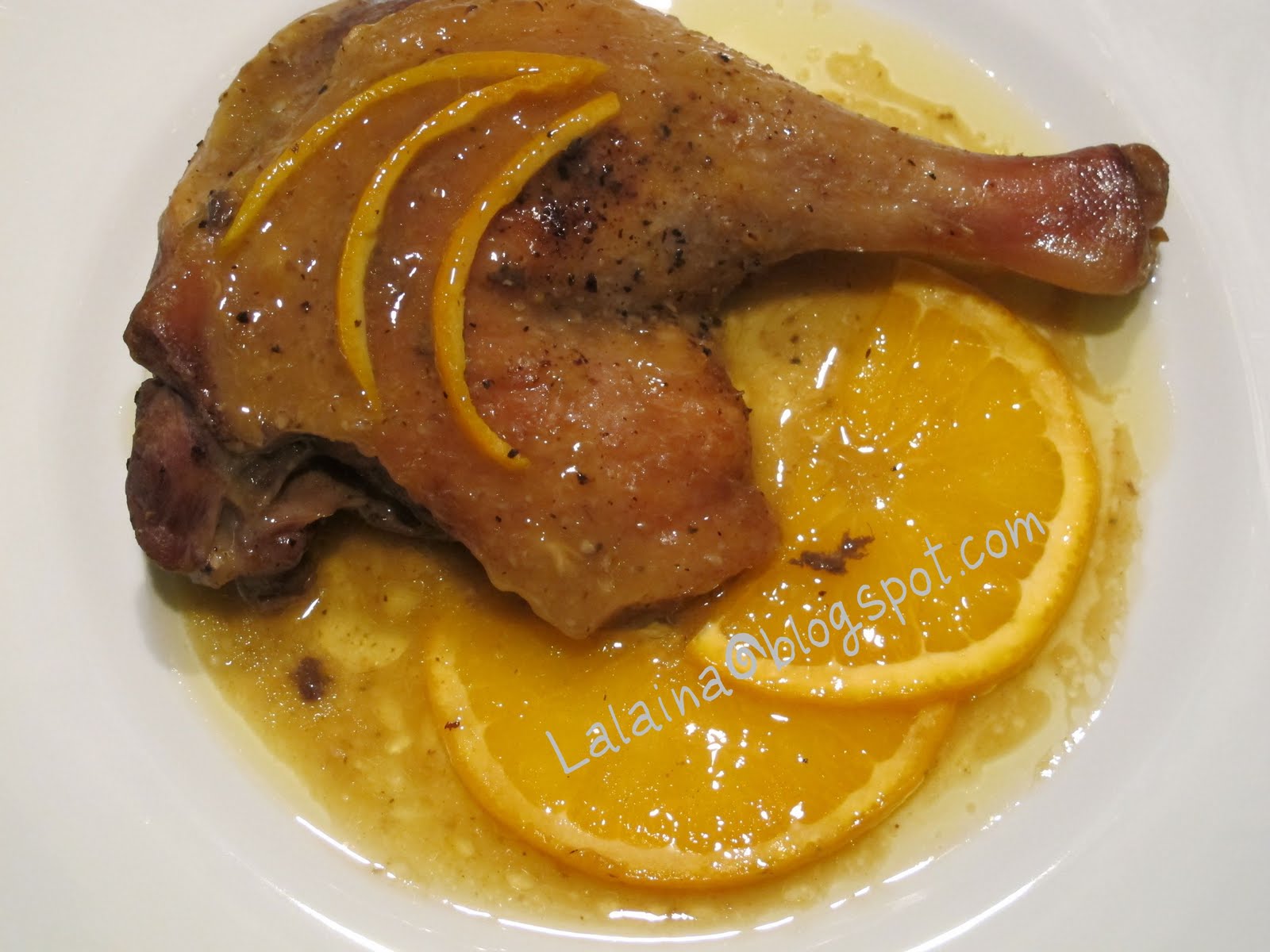 La Casa De Lalaina Muslos De Pato A La Naranja