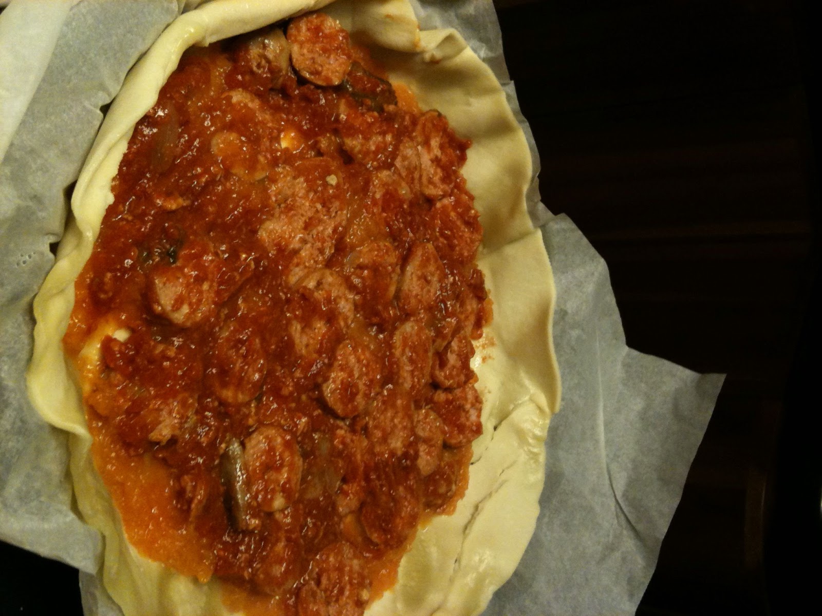 Pizza rustica con provola e prosciutto da Recipes hunter su Akkiapparicette