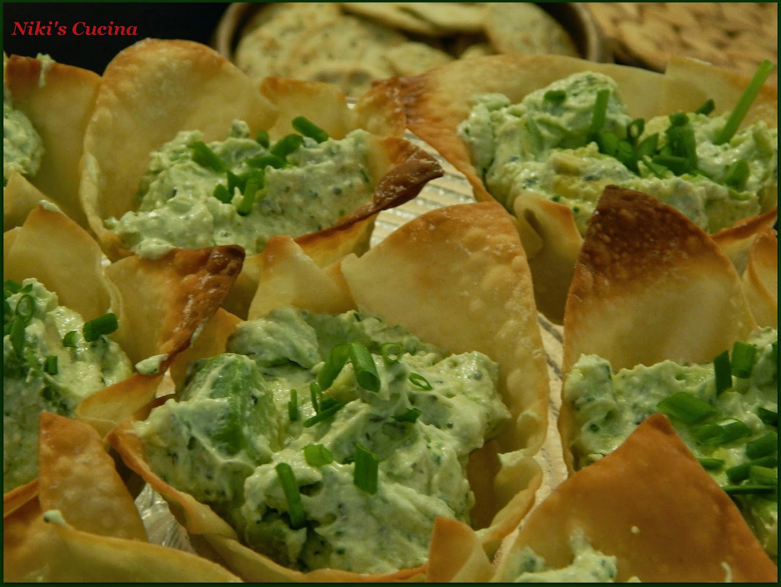 Niki's Cucina Basil Avocado Cups