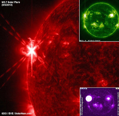 LLAMARADA SOLAR CLASE M5.7 - 03 DE MAYO 2013 LLAMARADA SOLAR CLASE M5.7 - 03 DE MAYO 2013
