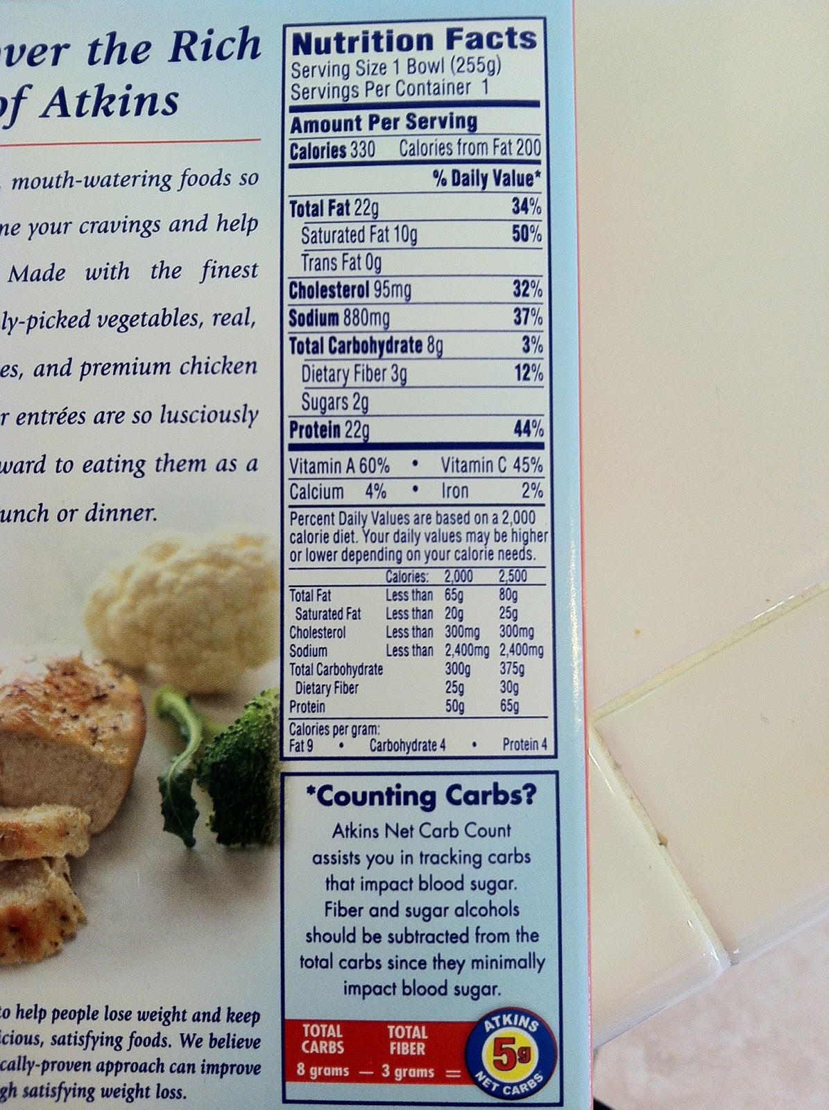 Low Carb Layla Atkins Crustless Chicken Pot Pie Review