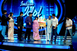 Asha Bhosle unveil the  'OMG Oh My God!' Audio on Indian Idol