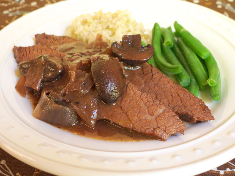 Cooking Weekends Beef Brisket in Red Wine