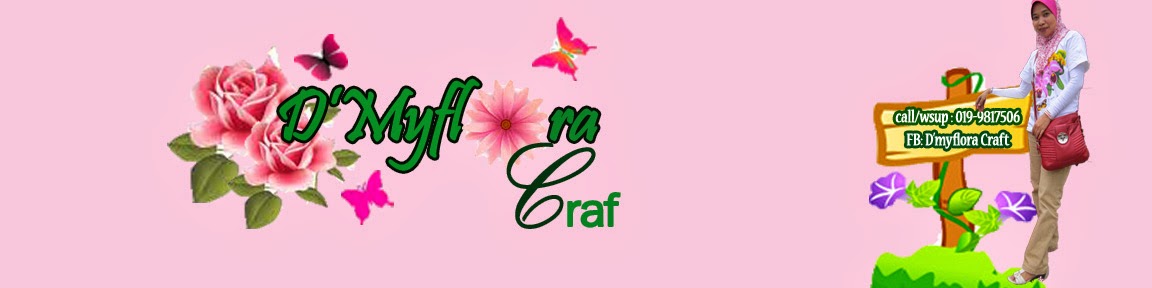 Bunga Pahar Dip & stokin Murah....D'myflora Craft