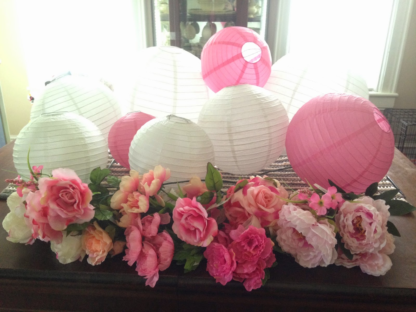 Crystal Rose DIY flower paper lanterns
