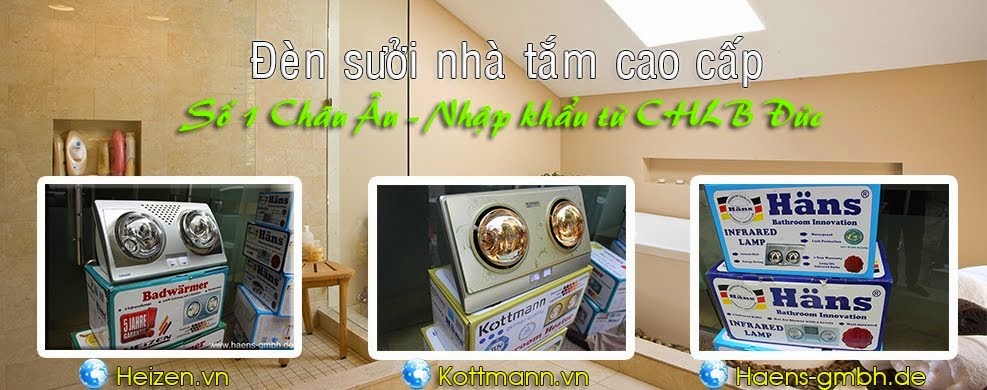 Đèn sưởi nhà tắm nào tốt nhất Việt Nam