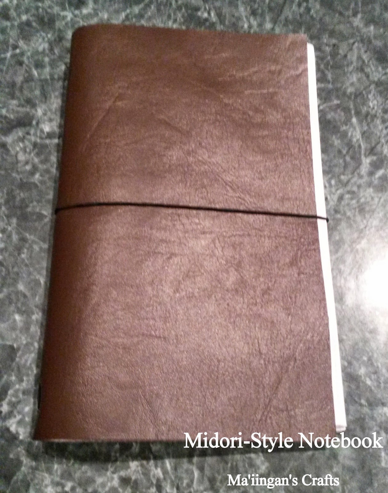 Ma'iingan's Crafts DIY Midoristyle Notebook
