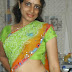 HOT Real Housewife exposing in Green saree 
