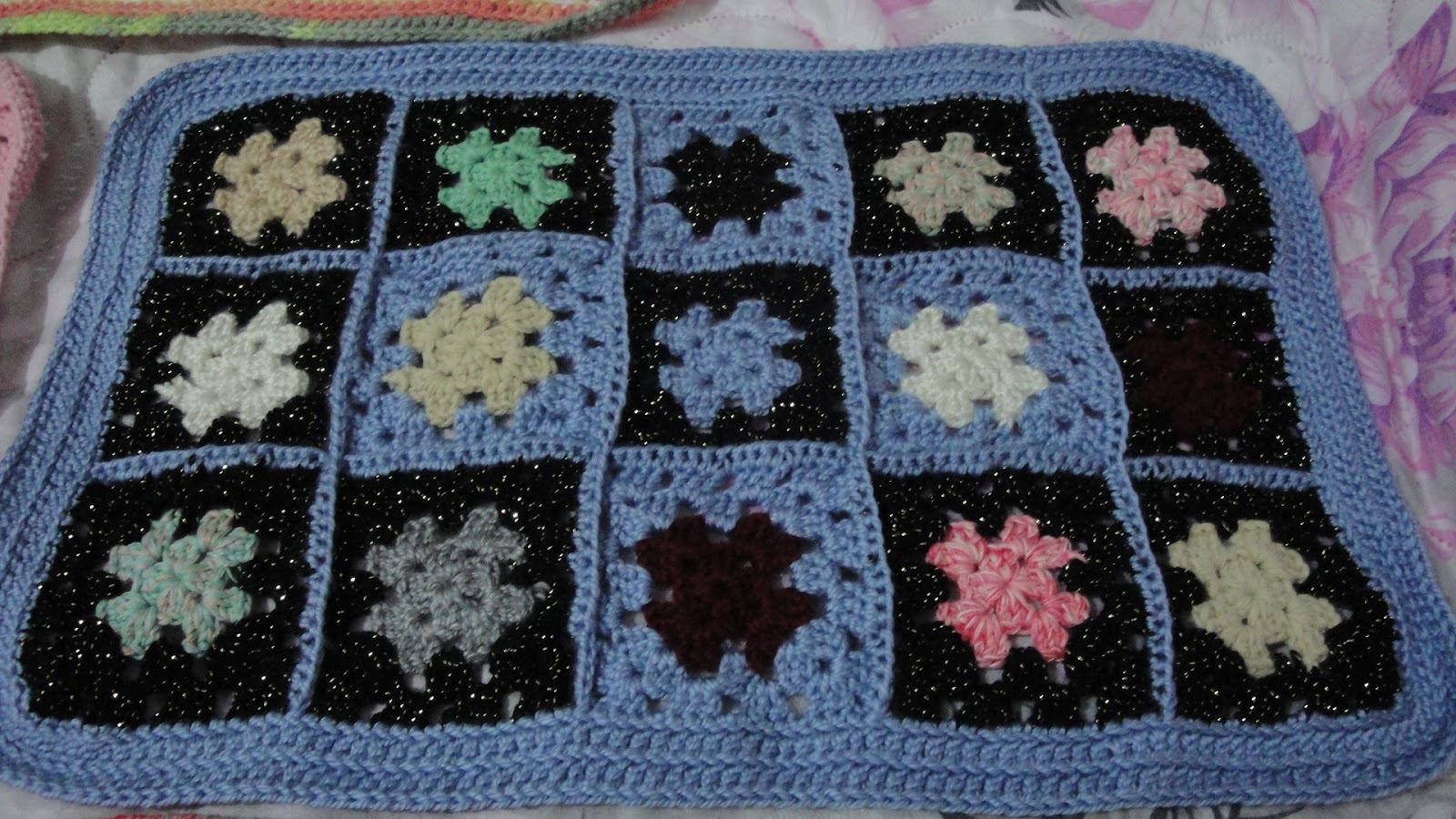 Herseyhden Var! Tığişi Battaniye &amp; Yatak Örtüsü ( Granny Square Blanket )
