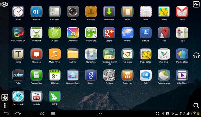 GO Launcher EX android apk - Screenshoot