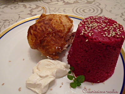 Timbal De Cous Cous  Rojo (remolacha Y Coliflor)
