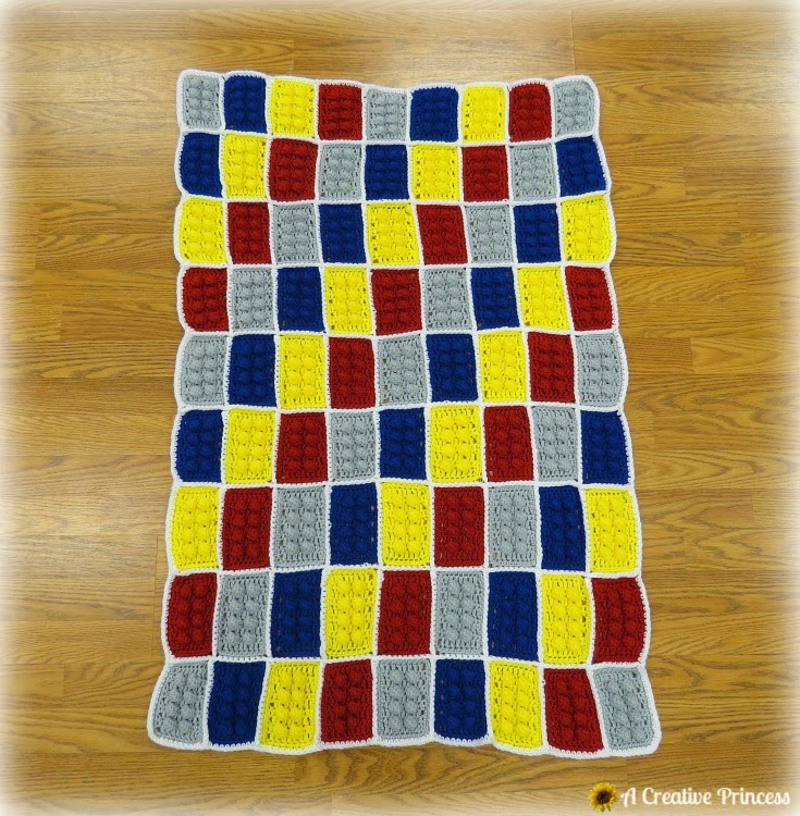 Creative Princess: Crocheted Lego Blanket