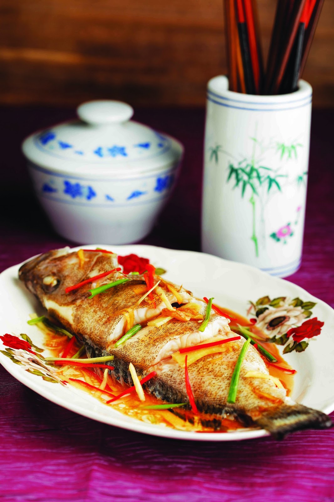 gastronommy.com: Chinese Steamed Whole Fish (Recipe)