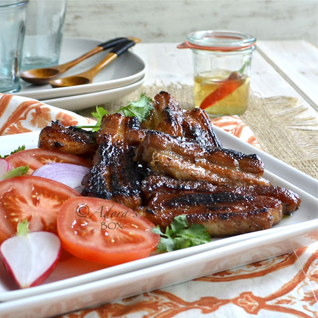 Adora's Box GRILLED PORK BELLY RASHERS (INIHAW NA LIEMPO)