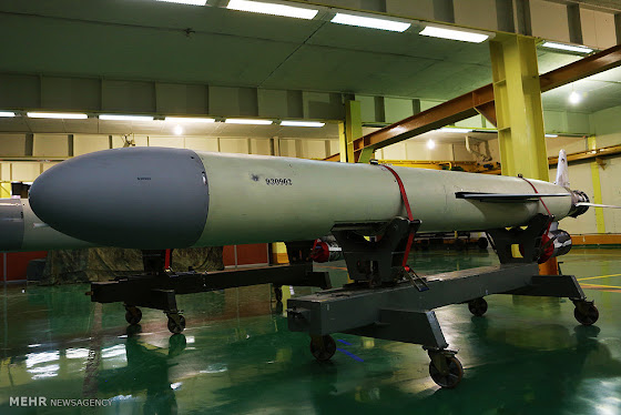 Regarding the ''Soumar'' Dahqan noted that it was more accurate and longer range because of the improvements in this missile over previous models in propulsion and control Soumar cruise missile