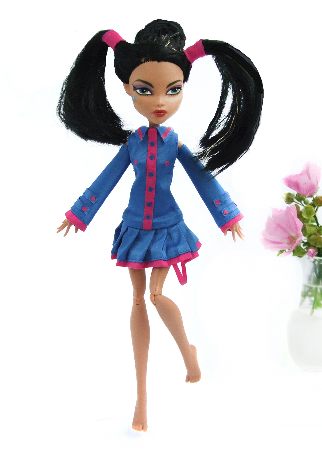 JonzonDolls Monster High doll outfit Kasana Teto costume