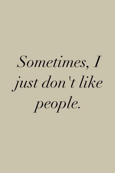 Sometimes...