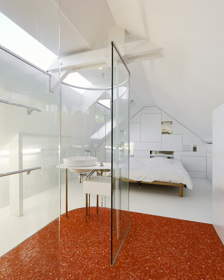 Baño principal minimalista ~ dikidu.com