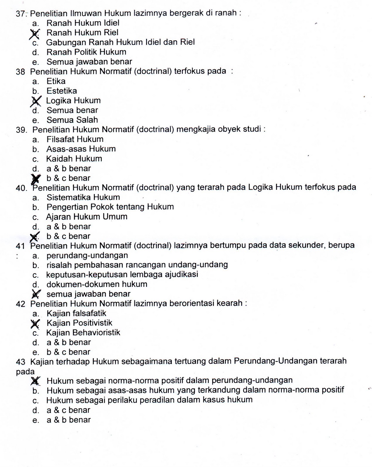 SOAL DAN JAWABAN UAS MPH Kelas Reguler A 9 Januari 2012
