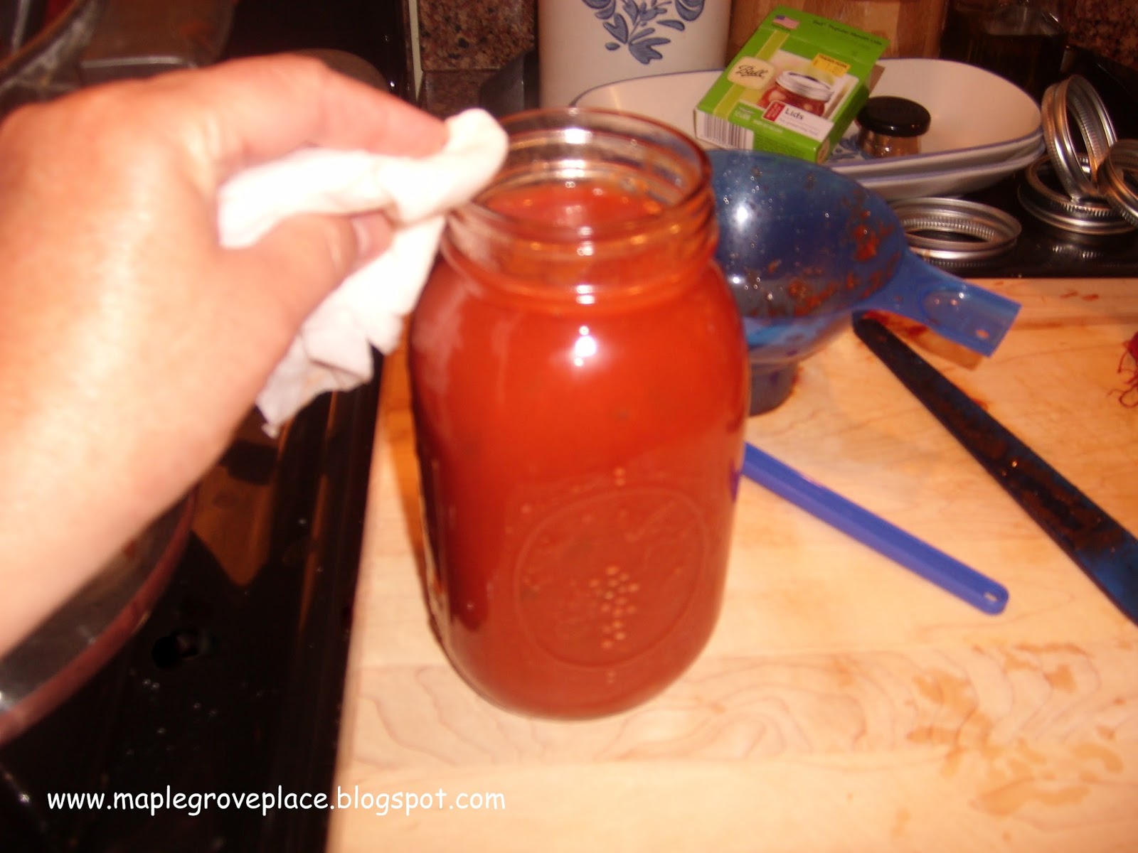 Maple Grove Canning Spaghetti Sauce