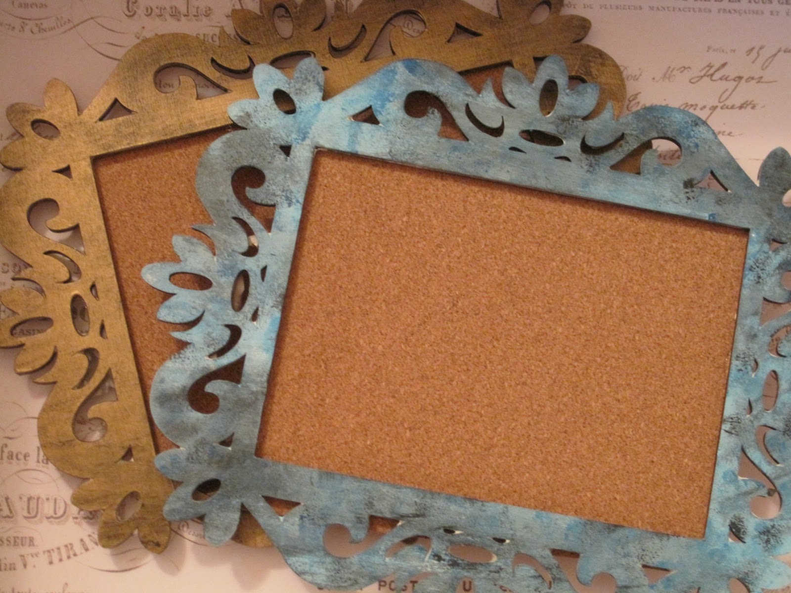 The Beauty of Etcetera DIY Vintage Frame Bulletin Board