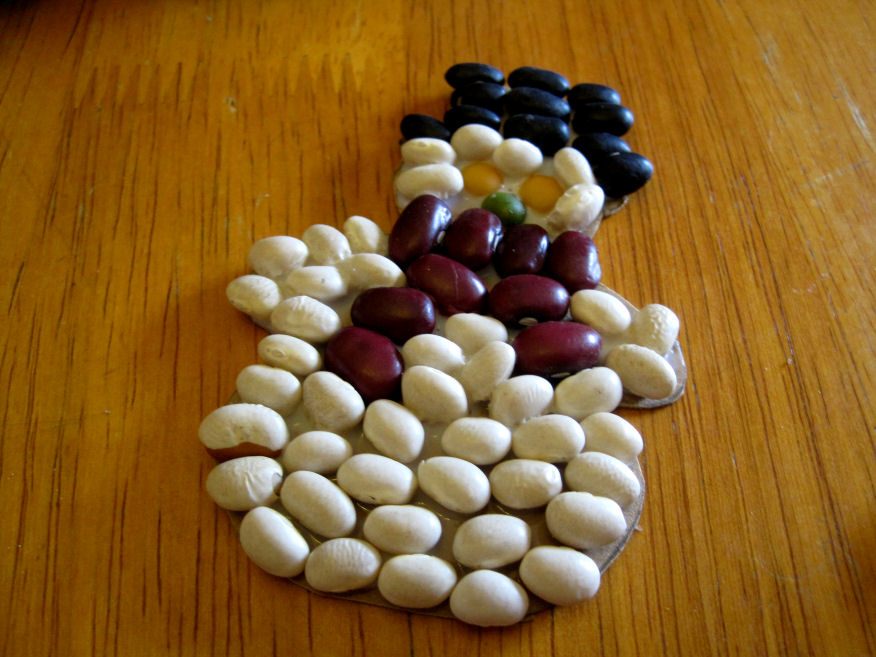 5 Little Stars Bean Mosaic Ornaments