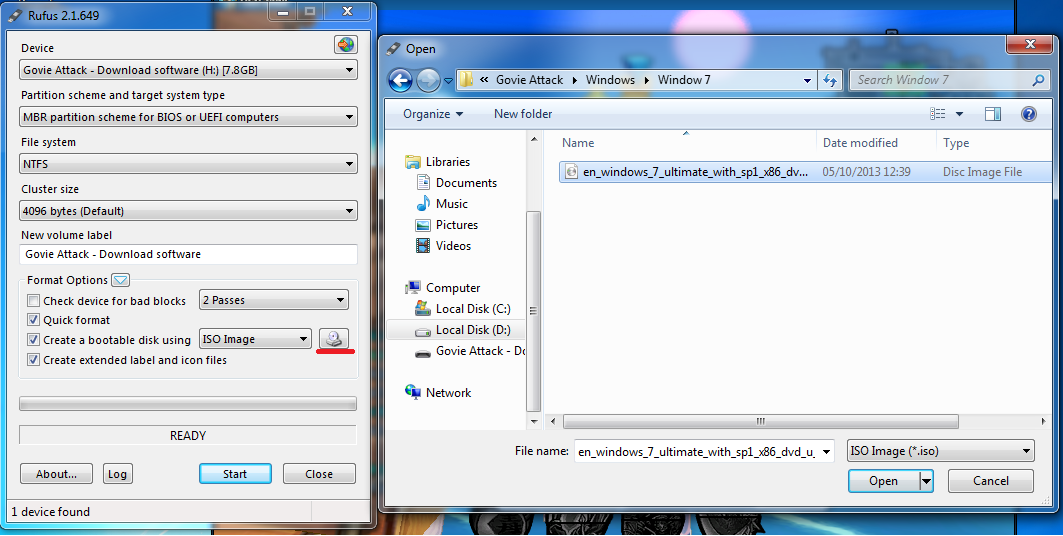 Cara Membuat File Iso Dengan Rufus | cara membuat bootable usb dengan rufus govie attack Cara Membuat File Iso Dengan Rufus | cara membuat bootable usb dengan rufus govie attack