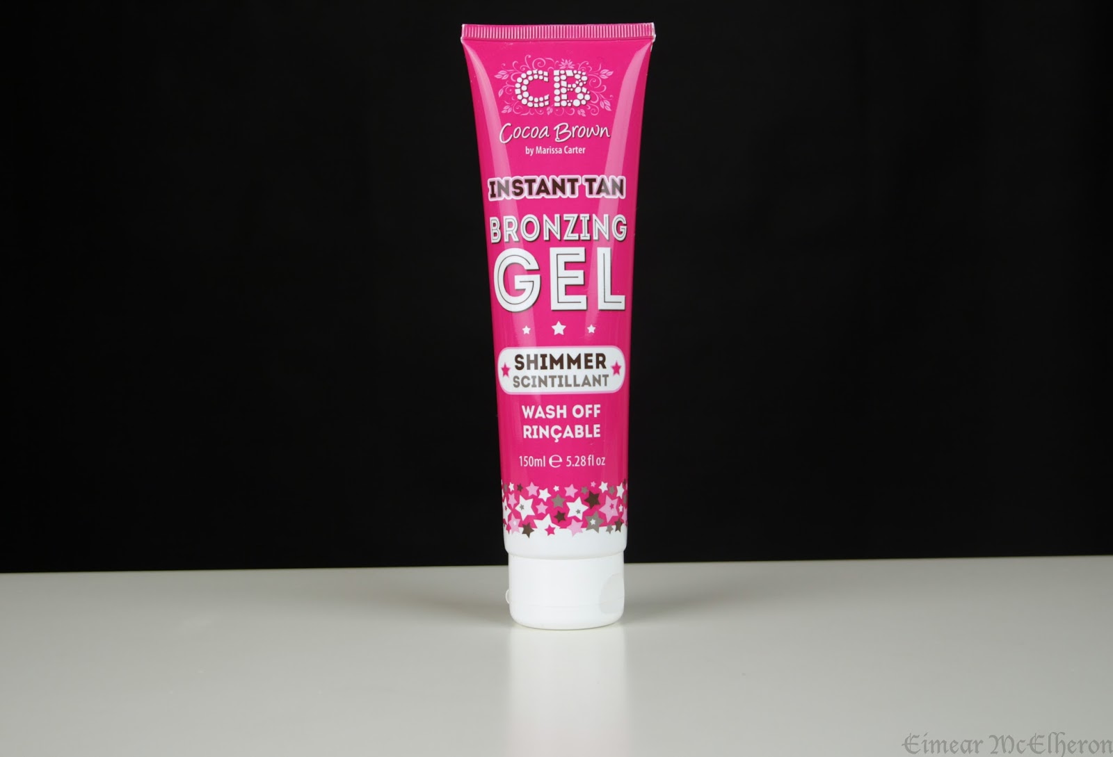 Eimear McElheron Cocoa Brown Instant Tan Bronzing Gel Matte and Shimmer