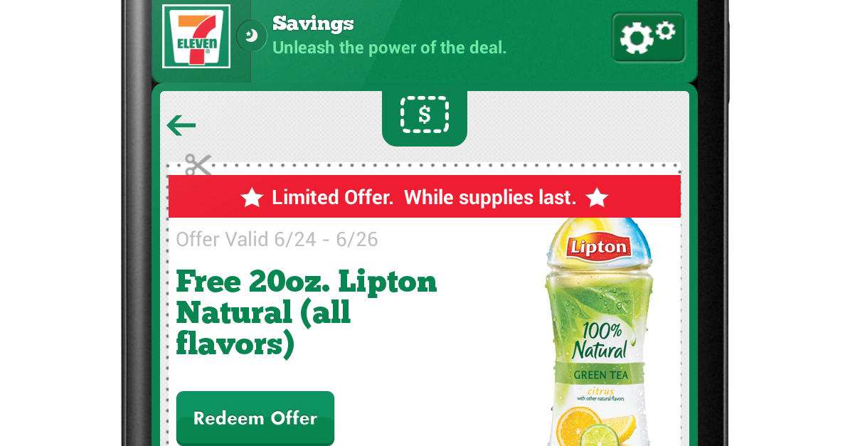FREE IS MY LIFE COUPON FREE Lipton 100 Natural at 7Eleven ENDS 6/