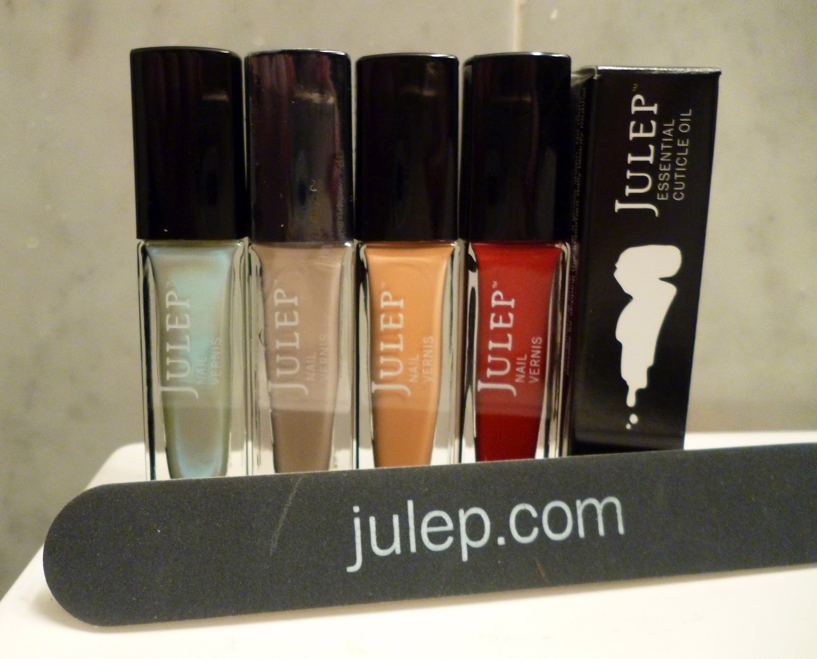 After voting on Facebook, Julep offered an April mystery box!
