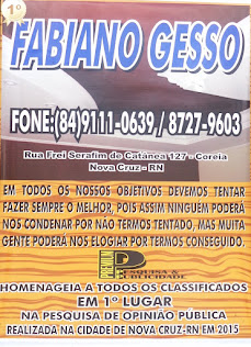 FABIANO GESSO - (84) 991110639